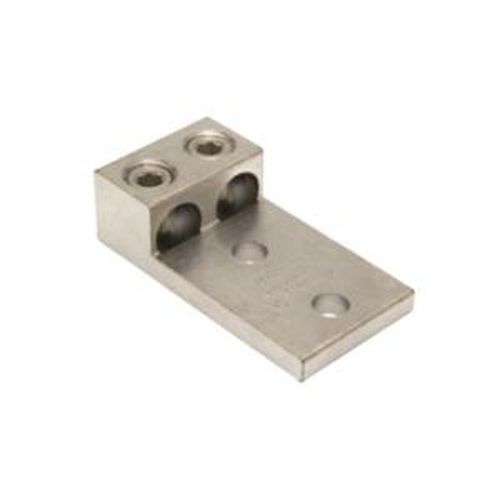 Main product image of Al Universal Term, 2 Conductor, 2-Hole, #6 Awg Str-350 Kcmil, 1/2" Stud, 1.75" Spacing