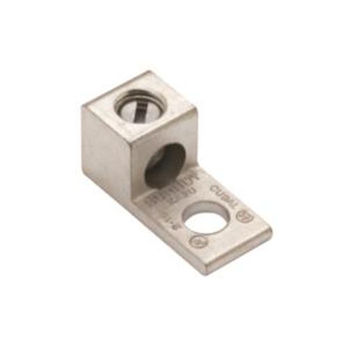 Main product image of Aluminum Universal Terminal, 1 Hole, 500-1000 Kcmil, 5/8" Stud, 1 Screw, Al/Cu Rated.