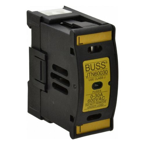 Main product image of Bussmann 30 Amp DIN Rail Mount Class J Non-Indicating Finger-Safe Fuse Holder (600V)