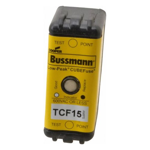 Main product image of Bussmann 15 Amp Dual Element Time-Delay Class CF Fuse (600V)