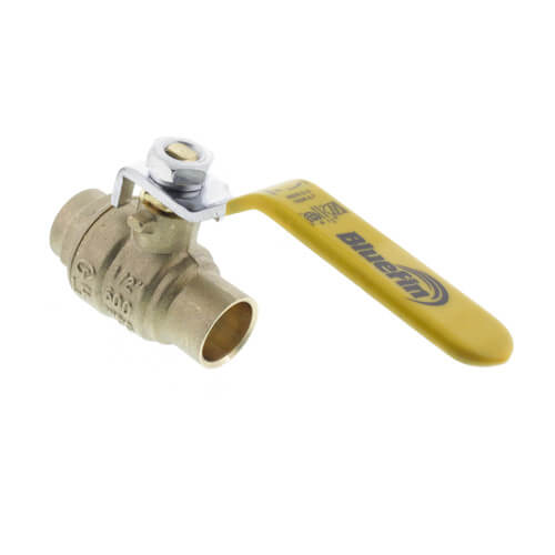 1/2" Full Port Sweat Ball Valve (Lead Free)
