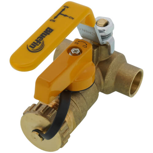 Main product image of 1/2" Sweat Ball Valve w/ Hose Drain (Lead Free)
