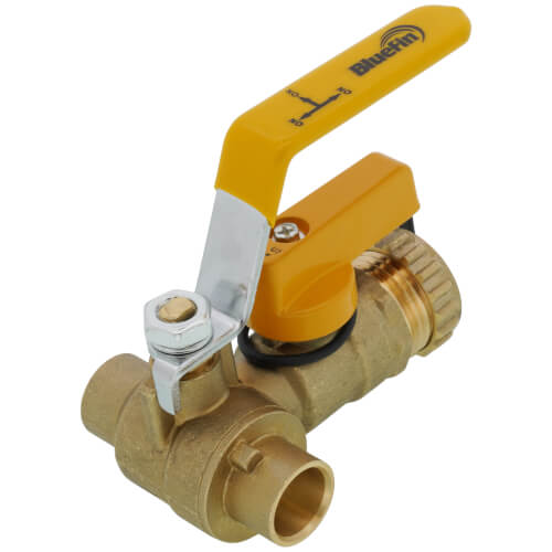 Main product image of 1/2" Sweat Ball Valve w/ Hose Drain (Lead Free)
