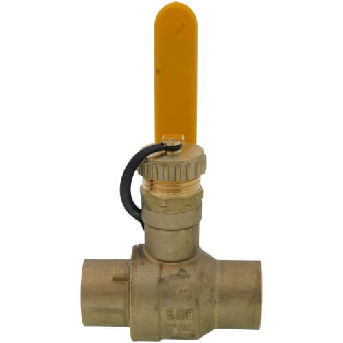 Main product image of 1" Sweat Ball Valve w/ Hose Drain (Lead Free)