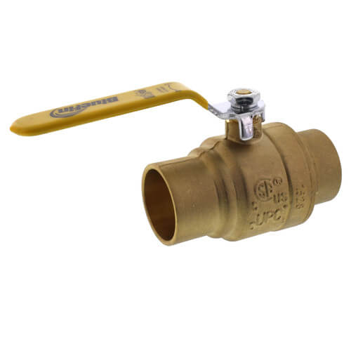 1-1/4" Full Port Sweat Ball Valve (Lead Free)