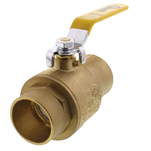 1-1/4" Full Port Sweat Ball Valve (Lead Free)
