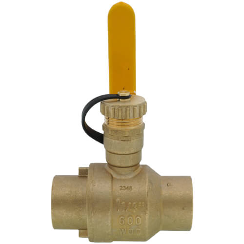 Main product image of 1-1/4" Sweat Ball Valve w/ Hose Drain (Lead Free)