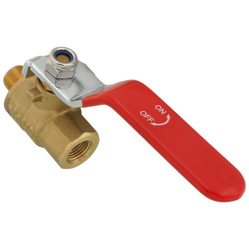 Main product image of 1/8" FIP x MIP Full Port Forged Brass Mini Ball Valve