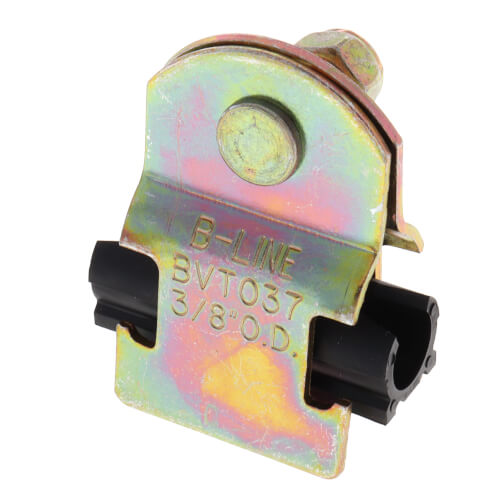 Main product image of 3/8" OD Electro-Galvanized Strut Cushion Clamp