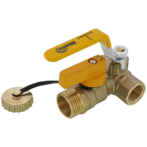 Main product image of 1/2" Threaded Ball Valve w/ Hose Drain (Lead Free)