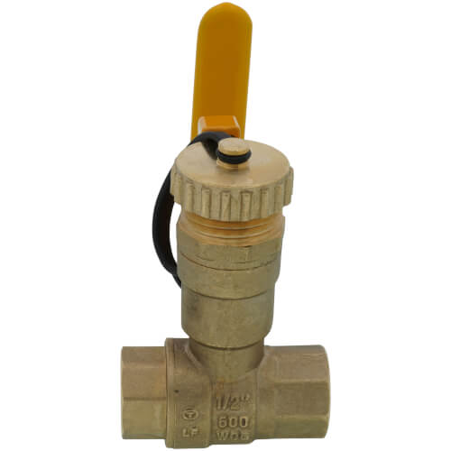 Main product image of 1/2" Threaded Ball Valve w/ Hose Drain (Lead Free)