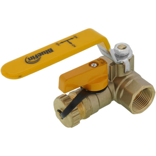 Main product image of 3/4" Threaded Brass Ball Valve w/ Hose Drain (Lead Free)