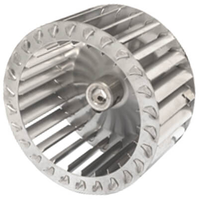 Main product image of Galvanized Steel Blower Wheel (5-13/64" Diameter x 2-1/2" Width, 5/16" Bore)