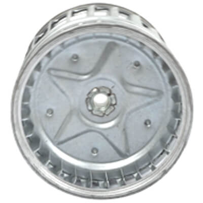 Main product image of Galvanized Steel Blower Wheel (3" Diameter x 1-7/8" Width, 1/4" Bore)