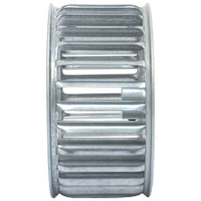 Main product image of Galvanized Steel Blower Wheel (3-13/16" Diameter x 1-7/8" Width, 1/4" Bore)
