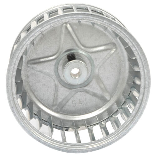 Galvanized Steel CW Blower Wheel (3-13/16" Diameter x 1-7/8" Width, 1/4" Bore)
