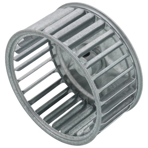 Main product image of Galvanized Steel CW Blower Wheel (3-13/16" Diameter x 1-7/8" Width, 1/4" Bore)