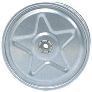 Main product image of Galvanized Steel Blower Wheel (4-1/4" Diameter x 2-15/16" Width, 1/4" Bore)