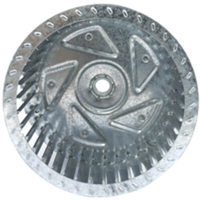 Main product image of Galvanized Steel Blower Wheel (5-45/64" Diameter x 4" Width, 1/2" Bore)