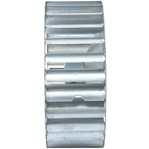 Main product image of Galvanized Steel Single Inlet Blower Wheel, CCW (4" Diameter x 1" Width, 5/16" Bore)