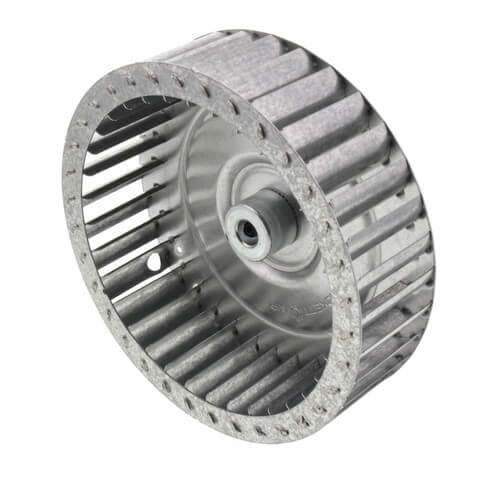 Main product image of Galvanized Steel Blower Wheel (4-17/32" Diameter x 1-1/4" Width, 5/16" Bore)