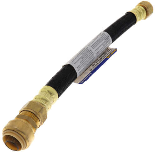 Main product image of 3/4" Push Connect x 3/4" FIP Speedi Plumb Plus Polymer Water Heater Connector (18" Length)