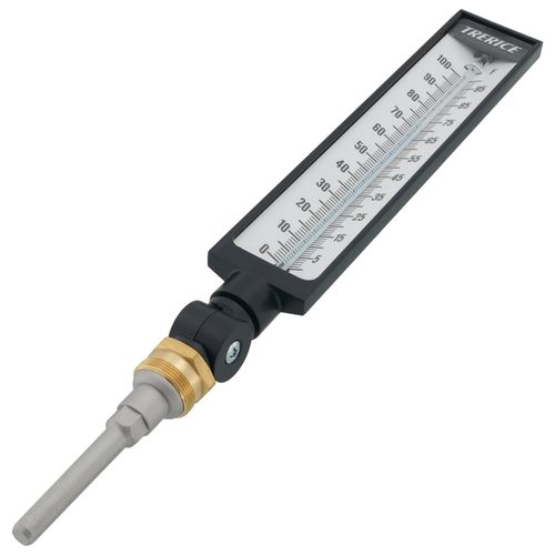 Main product image of BX9, 9" Scale, 3-1/2" Adjustable Angle Industrial Thermometer (0-Degree (F) to 100-Degree (F))