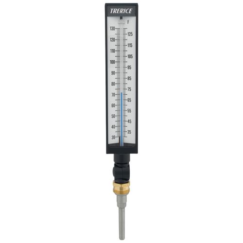 Main product image of BX9, 9" Scale, 3-1/2" Adjustable Angle Industrial Thermometer (30-Degree (F) to 130-Degree (F))