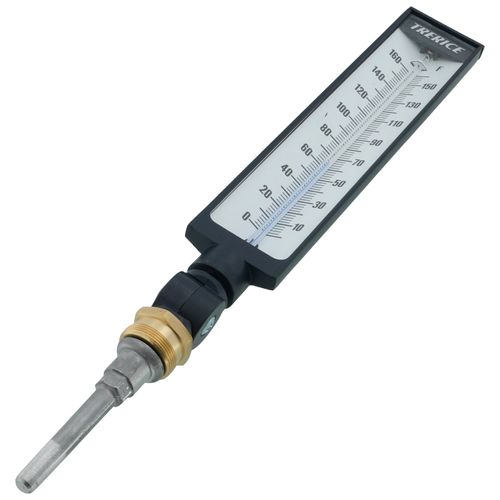 Main product image of BX9, 9" Scale, 3-1/2" Adjustable Angle Industrial Thermometer (0-Degree (F) to 160-Degree (F))