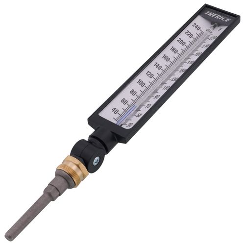 Main product image of BX9, 9" Scale, 3-1/2" Adjustable Angle Industrial Thermometer (30-Degree (F) to 240-Degree (F))