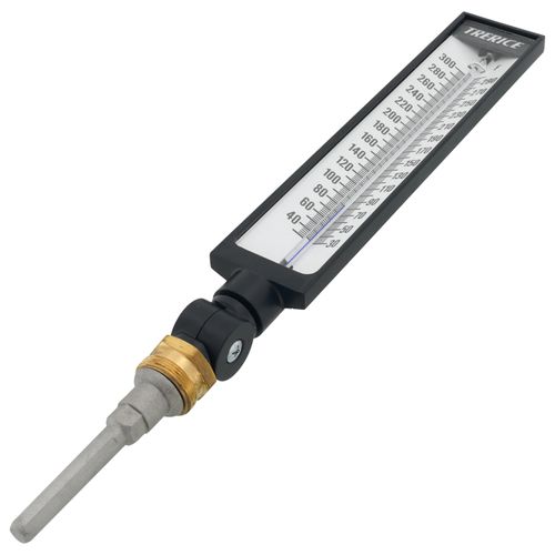 Main product image of BX9, 9" Scale, 3-1/2" Adjustable Angle Industrial Thermometer (30-Degree (F) to 300-Degree (F))