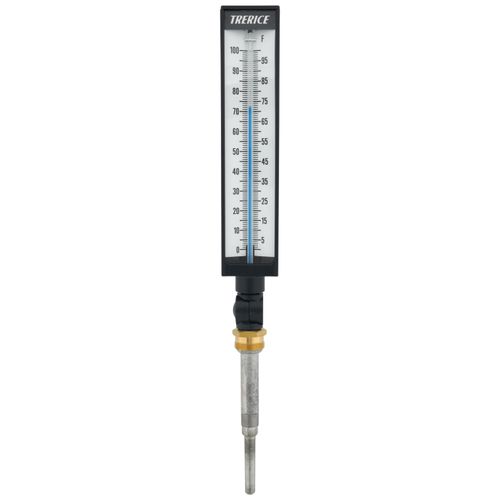 Main product image of BX9, 9" Scale, 6" Adjustable Angle Industrial Thermometer (0-Degree (F) to 100-Degree (F))