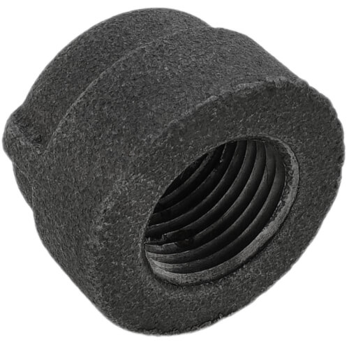 1/2" Extra Heavy Black Cap