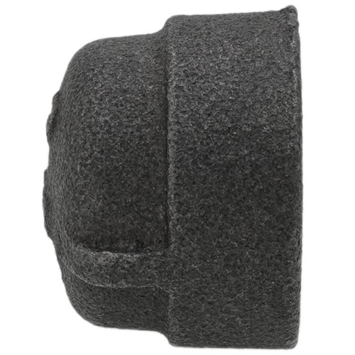 1/2" Extra Heavy Black Cap