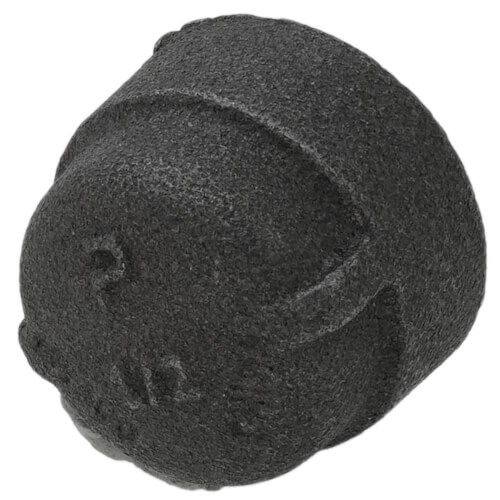 1/2" Extra Heavy Black Cap