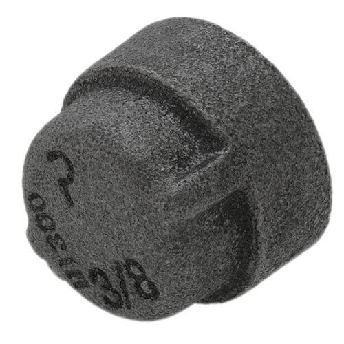 3/8" Extra Heavy Black Cap