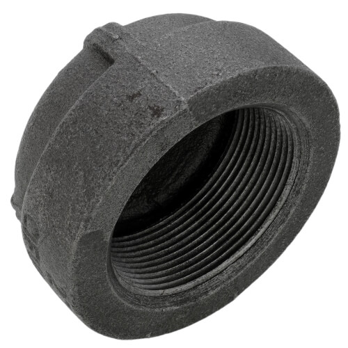 2" Extra Heavy Black Cap