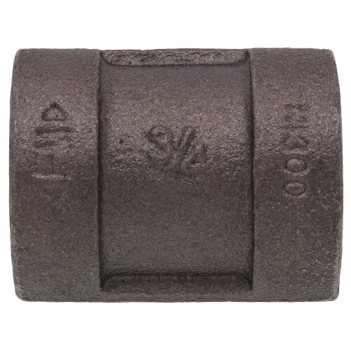 Main product image of 3/4" Extra Heavy Black Coupling