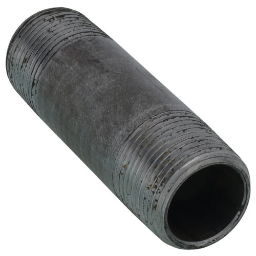 Main product image of 1" x 4" Schedule 80 Heavy Duty Seamless Black Nipple