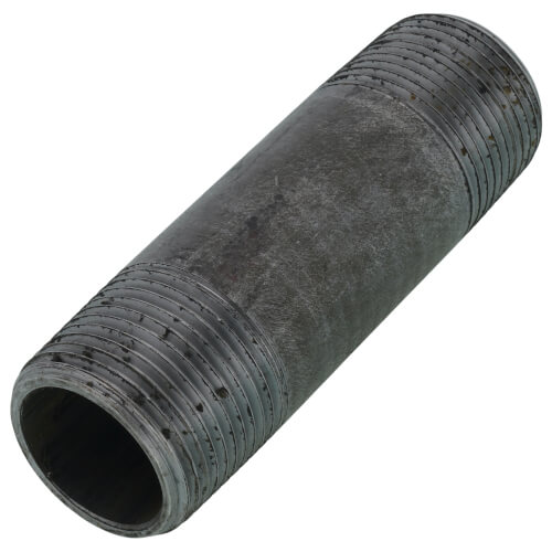 Main product image of 1" x 4" Schedule 80 Heavy Duty Seamless Black Nipple