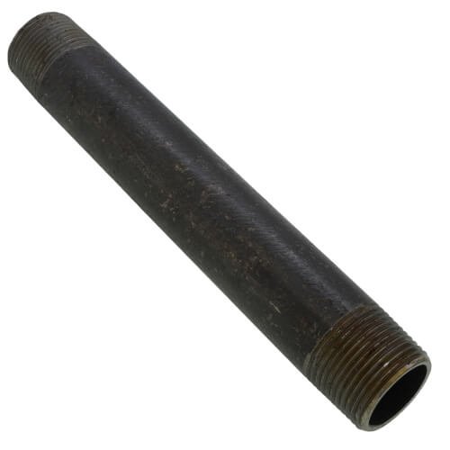 Main product image of 2" x 5" Schedule 80 Heavy Duty Seamless Black Nipple