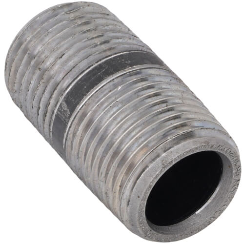 Main product image of 1/2" x 1-1/2" Schedule 80 Heavy Duty Seamless Black Nipple