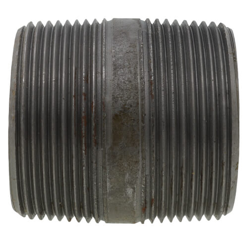 Main product image of 1-1/2" x 2" Schedule 80 Heavy Duty Seamless Black Nipple