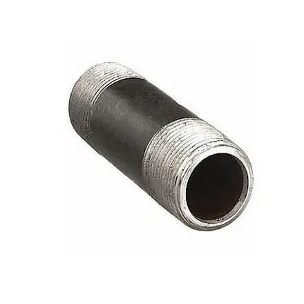 Main product image of 1/8" x 11" Schedule 80 Heavy Duty Seamless Black Nipple