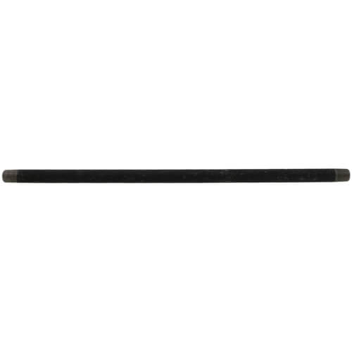 Main product image of 1/8" x 10" Schedule 80 Heavy Duty Seamless Black Nipple