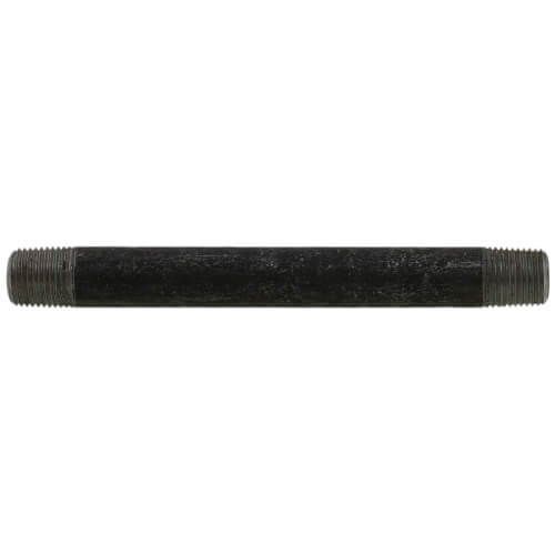 Main product image of 1/8" x 3-1/2" Schedule 80 Heavy Duty Seamless Black Nipple
