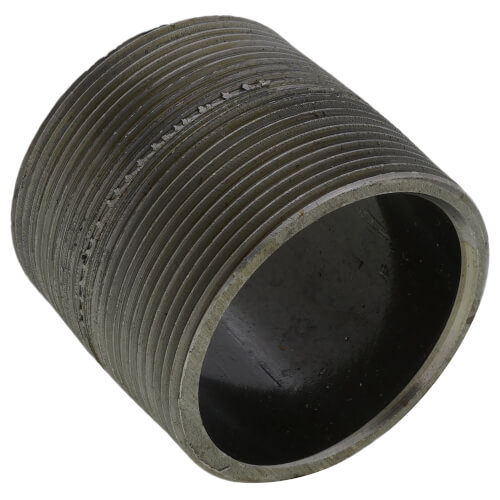 Main product image of 2" x Close Schedule 80 Heavy Duty Seamless Black Nipple