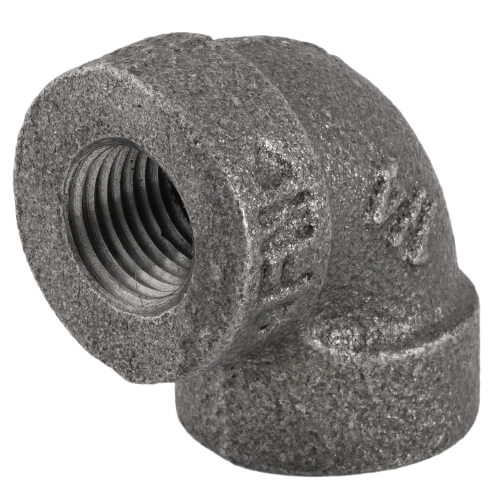 Main product image of 1/4" Extra Heavy Black 90° Elbow