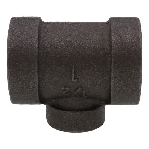 Main product image of 1" x 1" x 1/2" Extra Heavy Black Reducing Tee