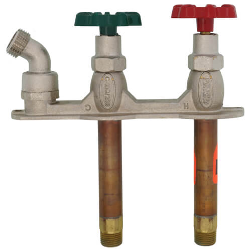 PRIER PRODUCTS C-108D04 4" Anti Siphon Hot and Cold Wall Hydrant with 1/2" Inl PRIER PRODUCTS C-108D04 4" Anti Siphon Hot and Cold Wall Hydrant with 1/2" Inl